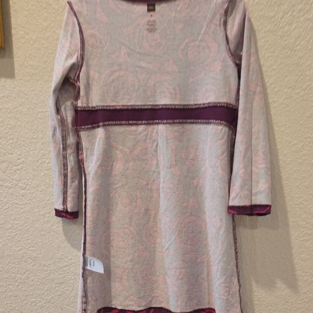 Tea Collection Pink and Purple Swirl Dress - Picture 6 of 8